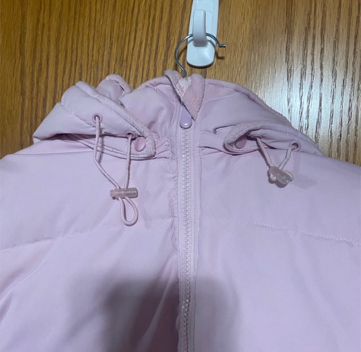 Cute pink warm puffer jacket - photo 4
