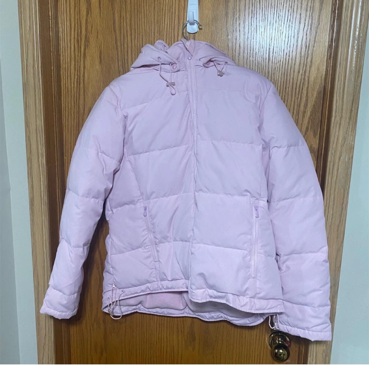 Cute pink warm puffer jacket - photo 2