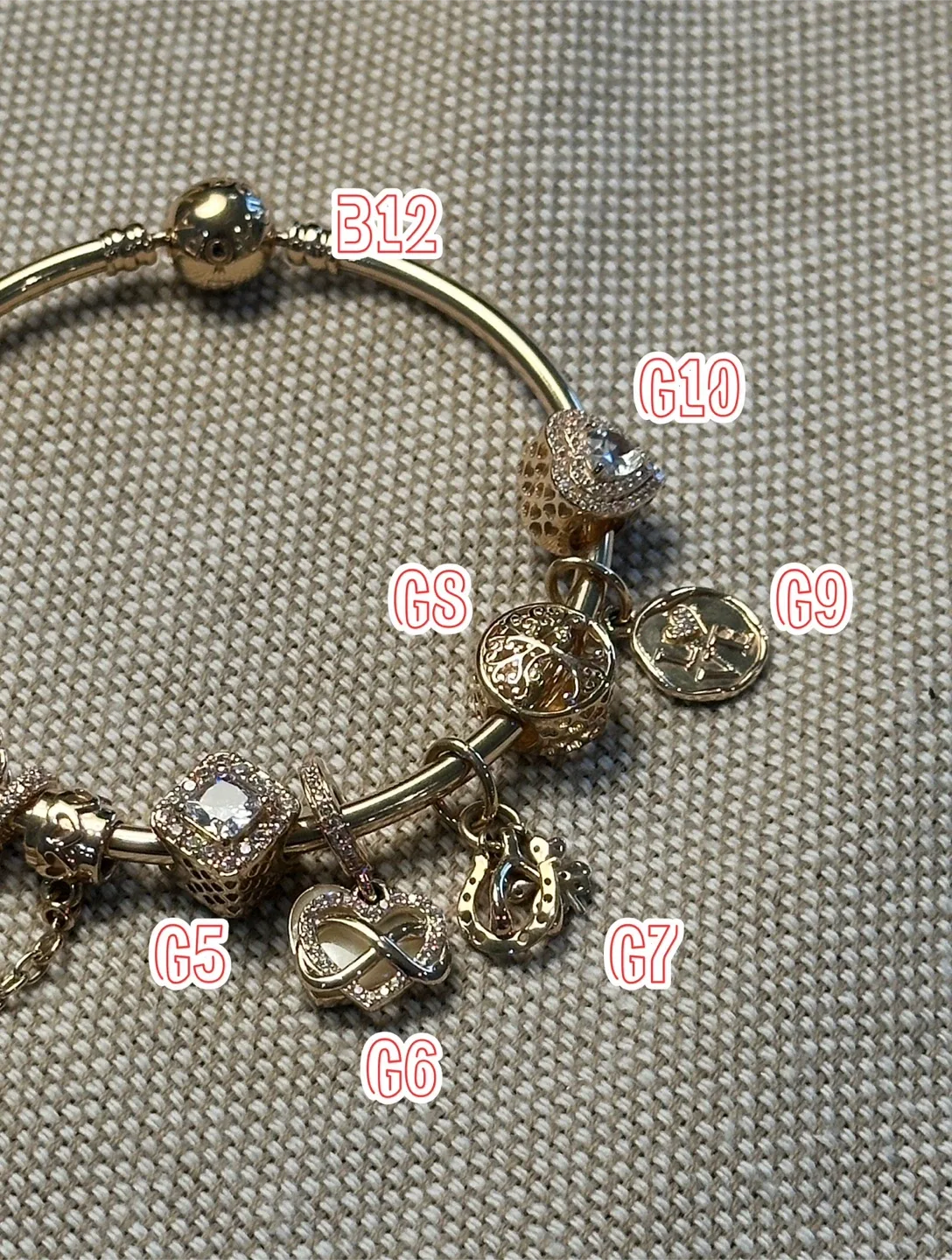 Pandora Gold Charms image indicator(2)