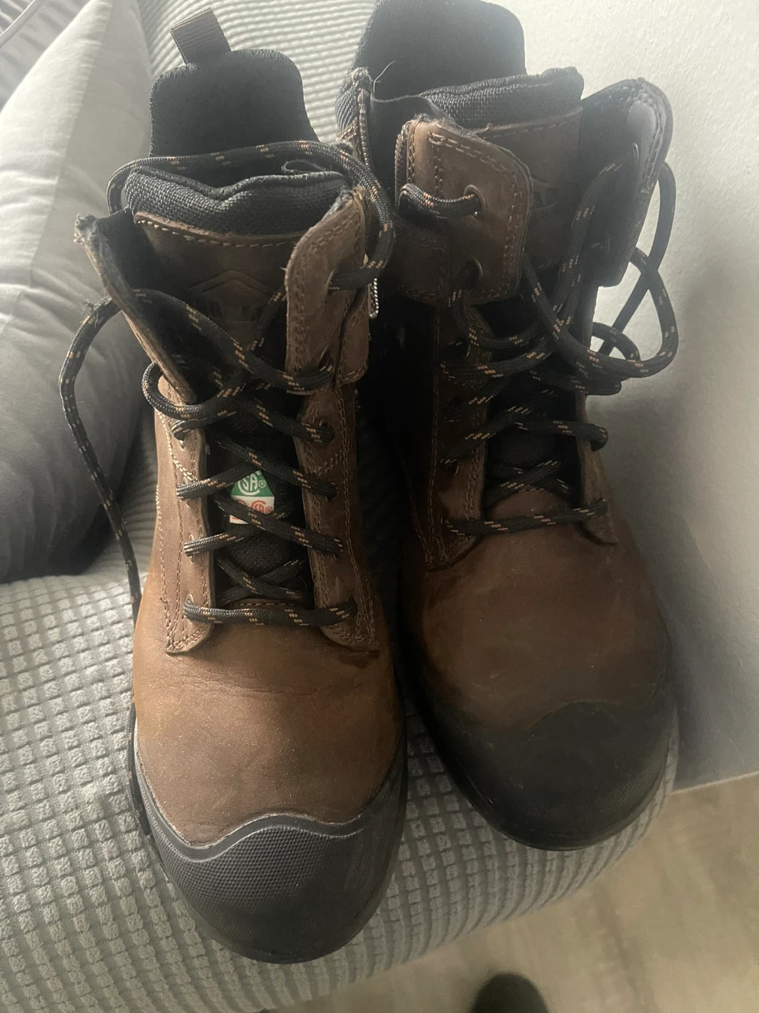 Osprey Brown Leather Work Boots - Size 9 - photo 2