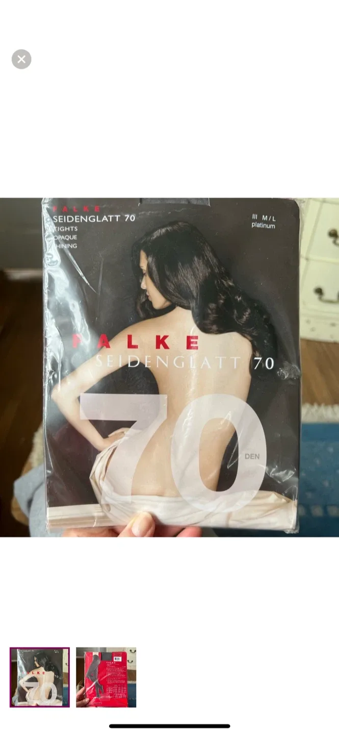 Falke Seidenglatt 70 Tights M/L Platinum thumbnail