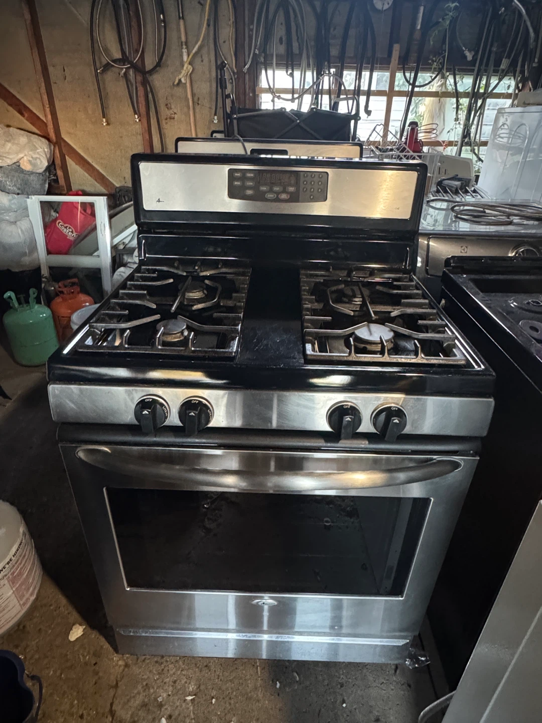 Stainless Steel Gas Range