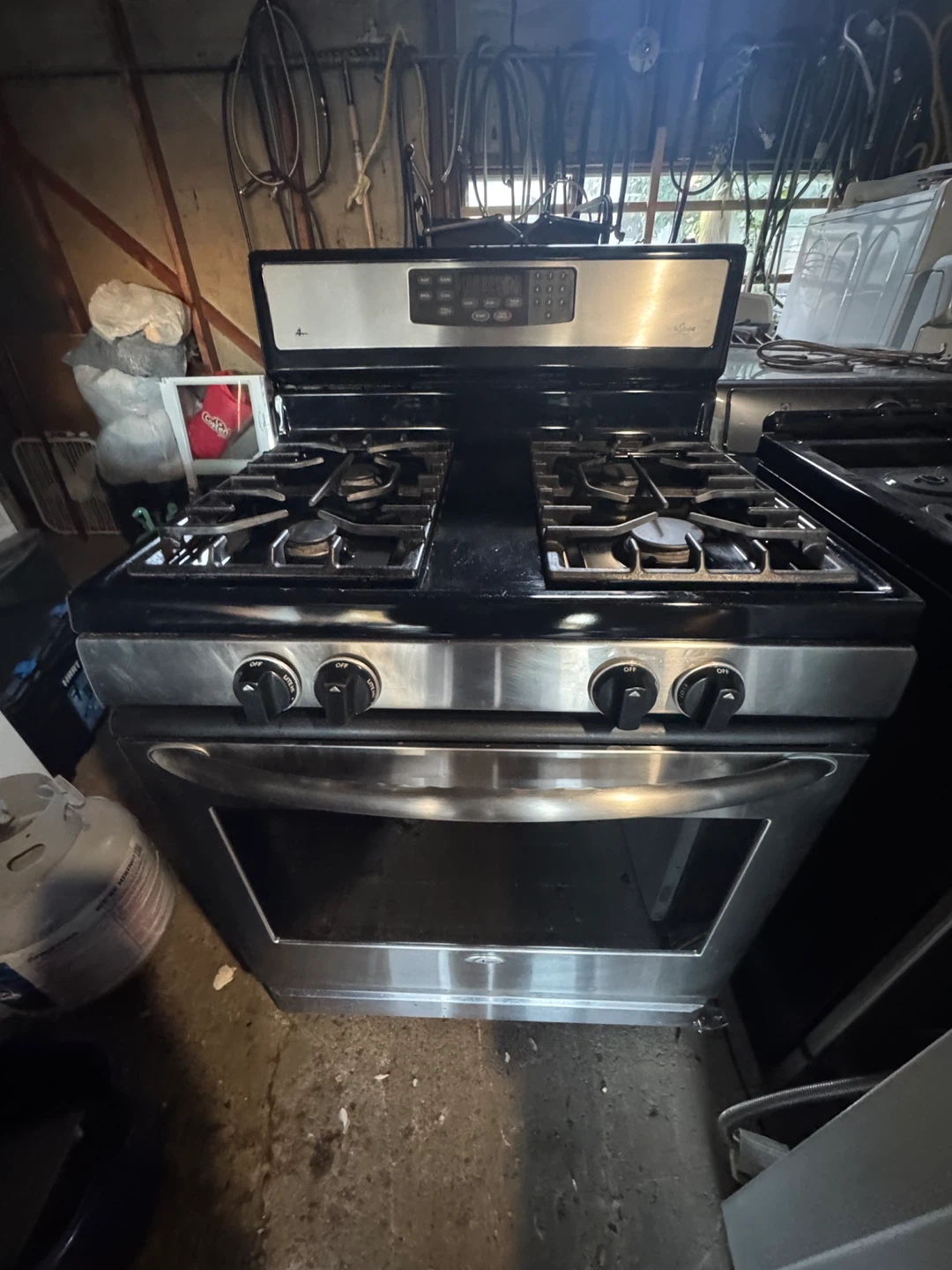 Stainless Steel Gas Range - photo 2