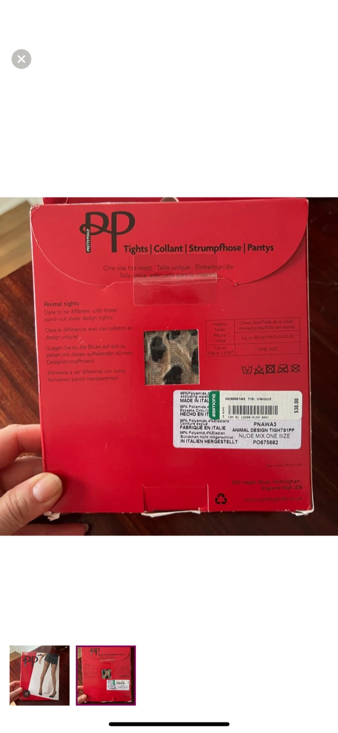 Pretty Polly Animal Tights - One Size - photo 2