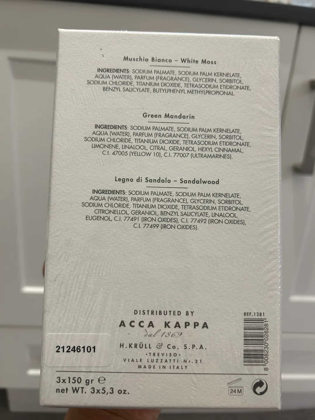 Brand New Acca Kappa Soap Collection image indicator(3)