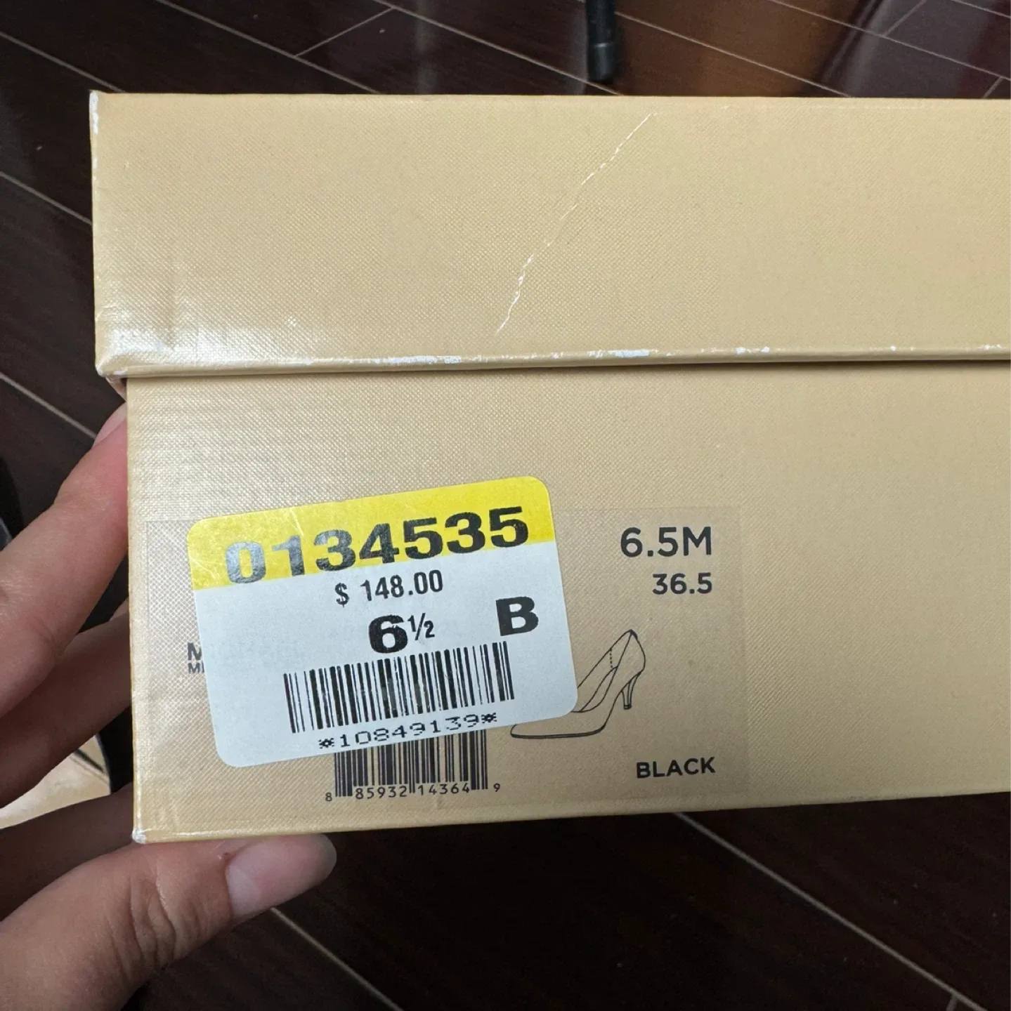 Michael Kors Black Leather Heels - Size 6.5 image indicator(3)