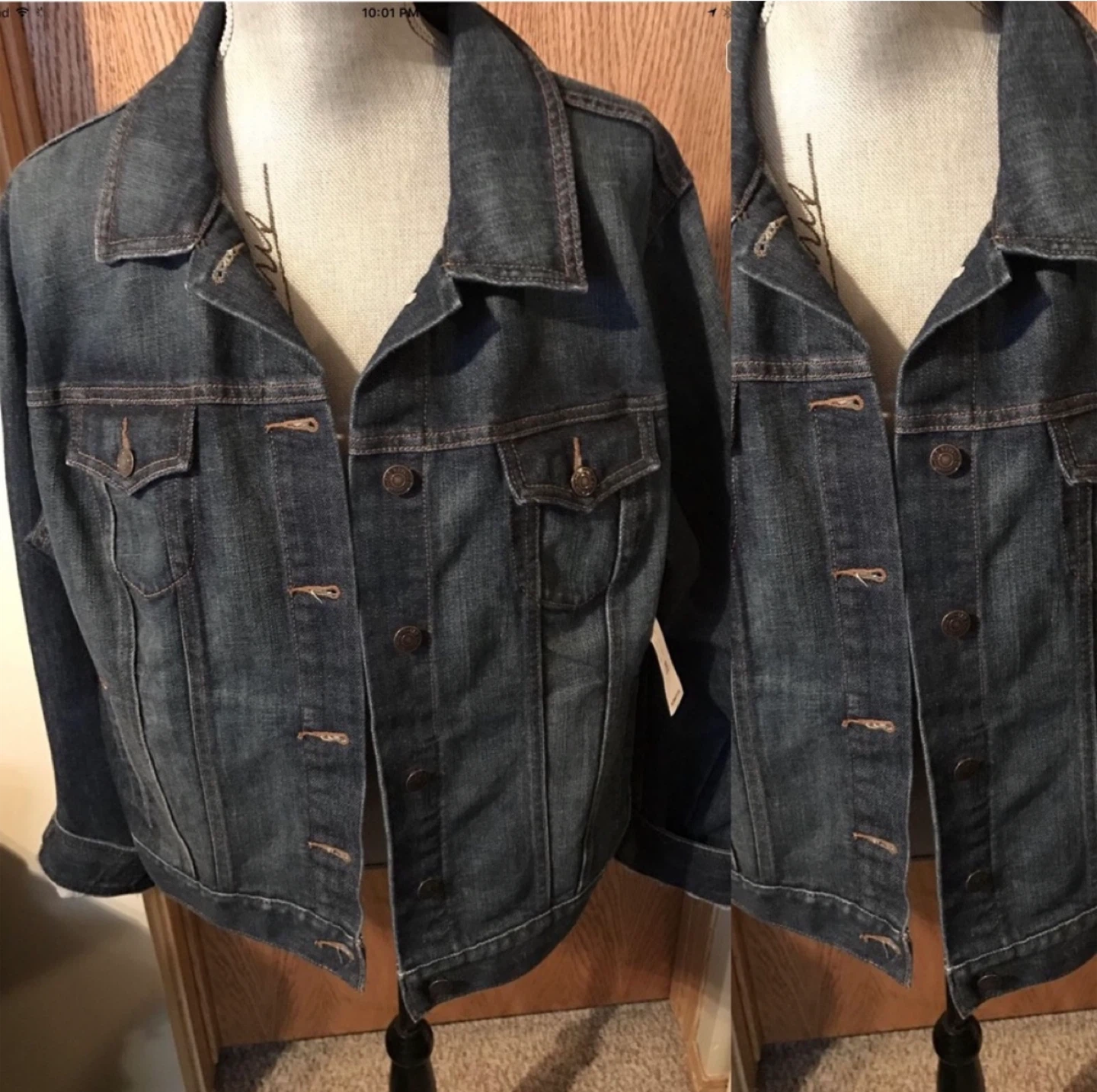 Plus size jean jacket really cute - photo 3