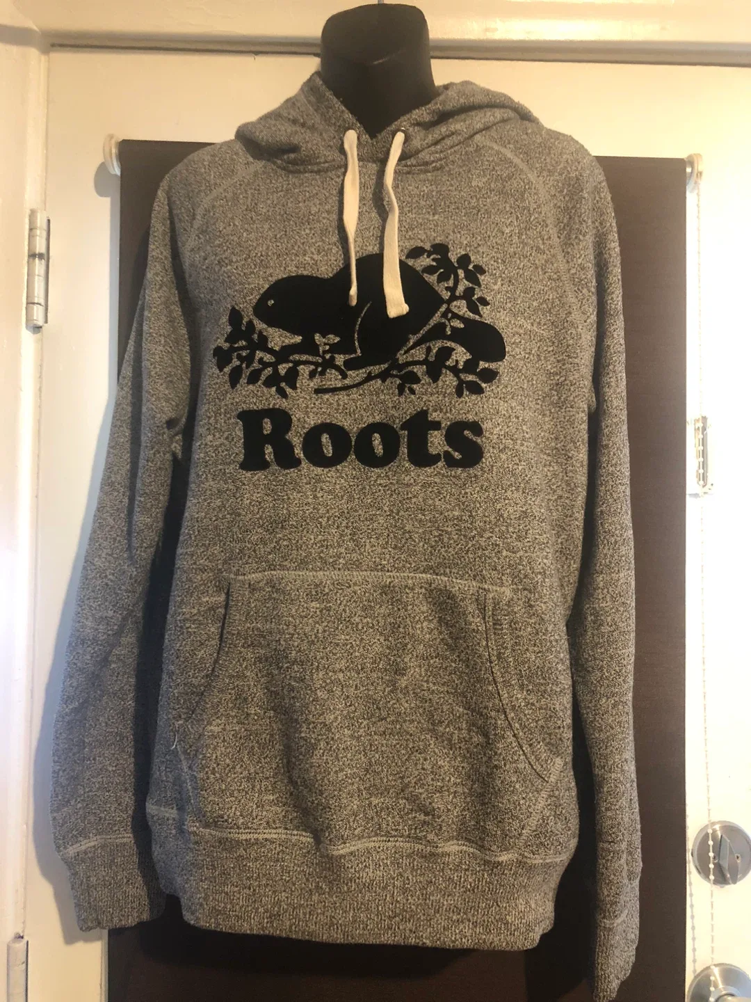 Roots Canada Grey Hoodie - Size M thumbnail