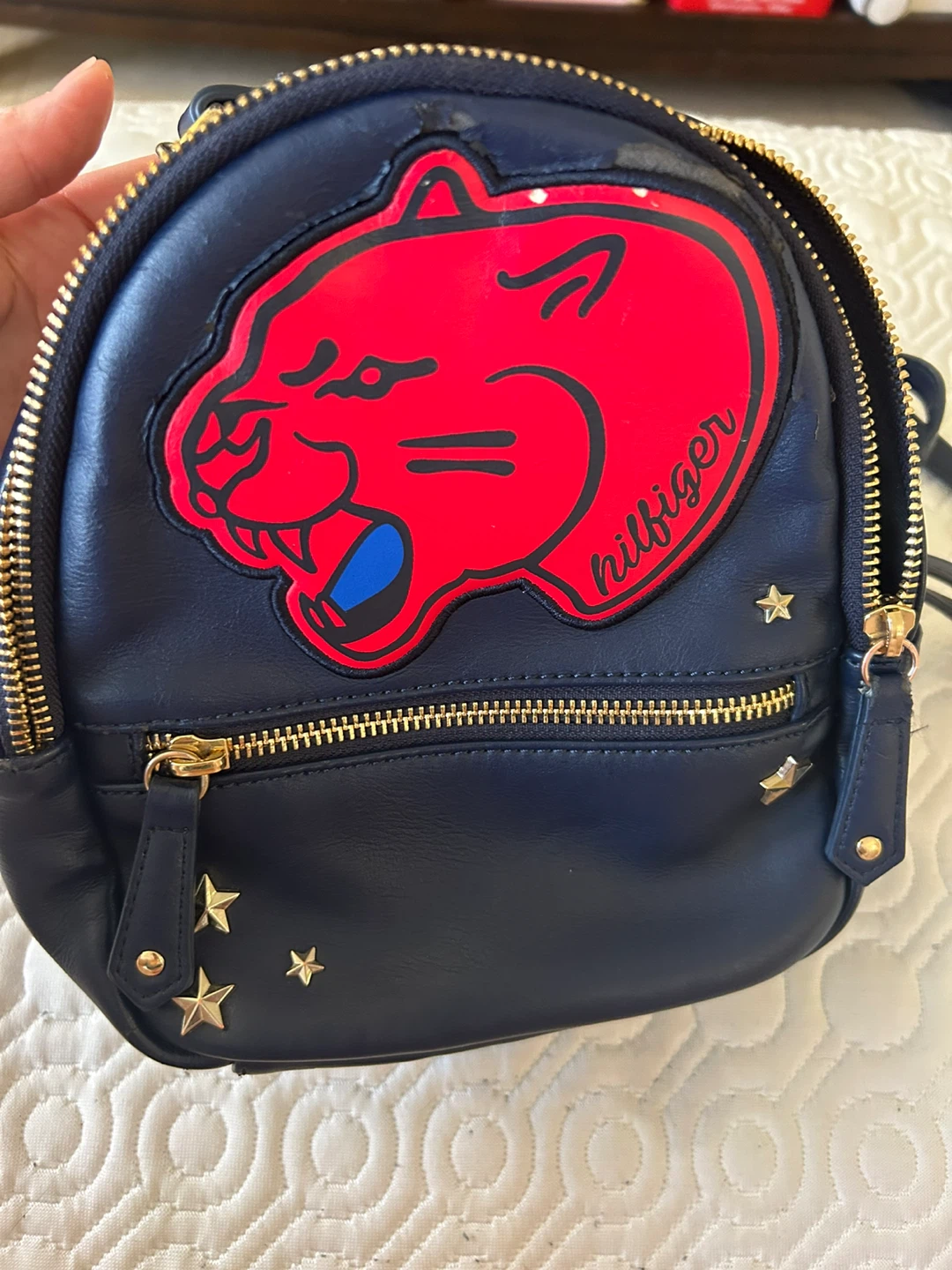 Tommy Hilfiger Navy Blue Mini Backpack