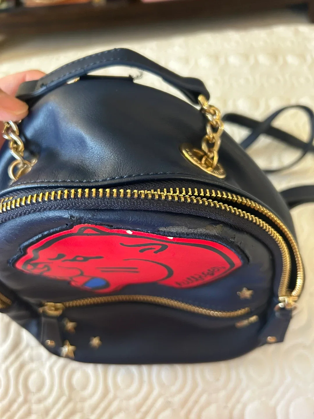 Tommy Hilfiger Navy Blue Mini Backpack image indicator(2)