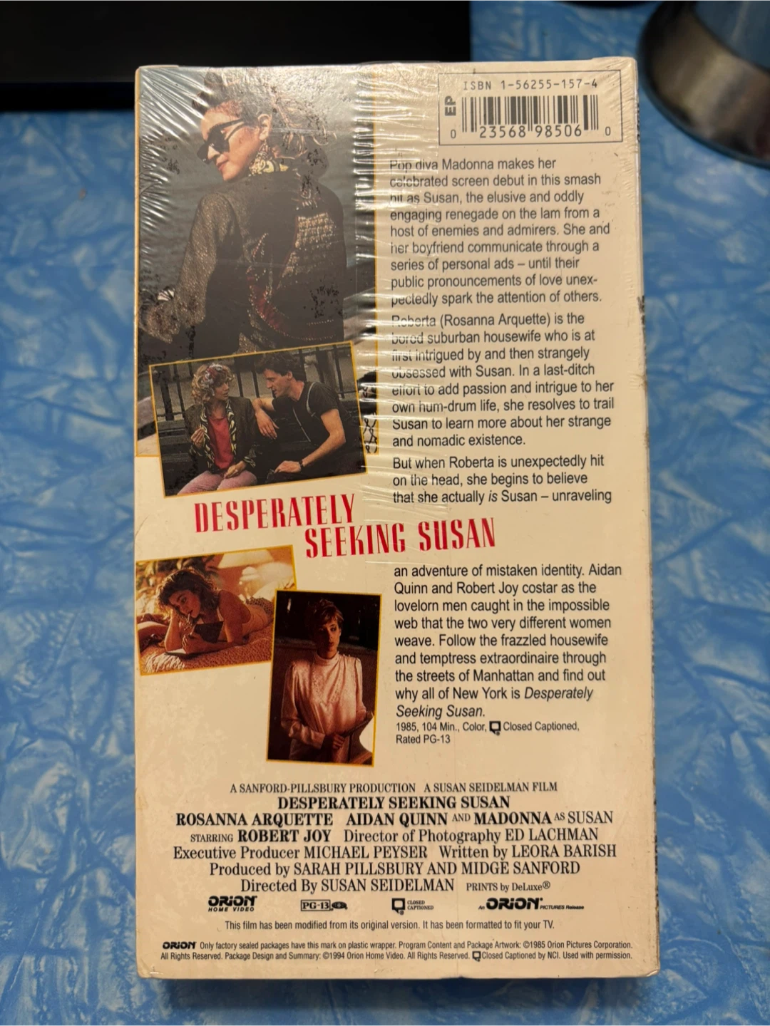 Desperately Seeking Susan VHS 1985 Madonna SEALED - photo 2