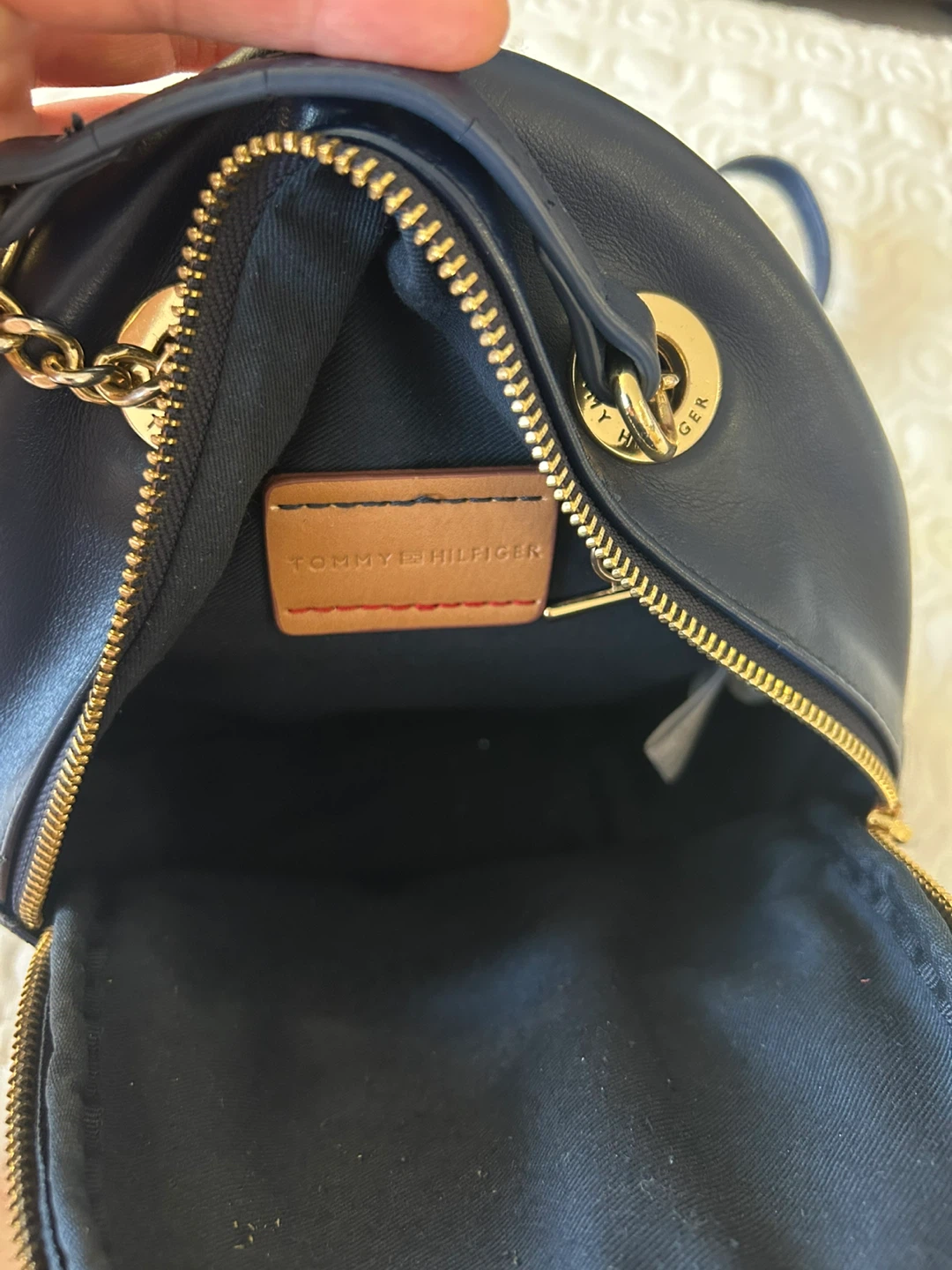 Tommy Hilfiger Navy Blue Mini Backpack - photo 4