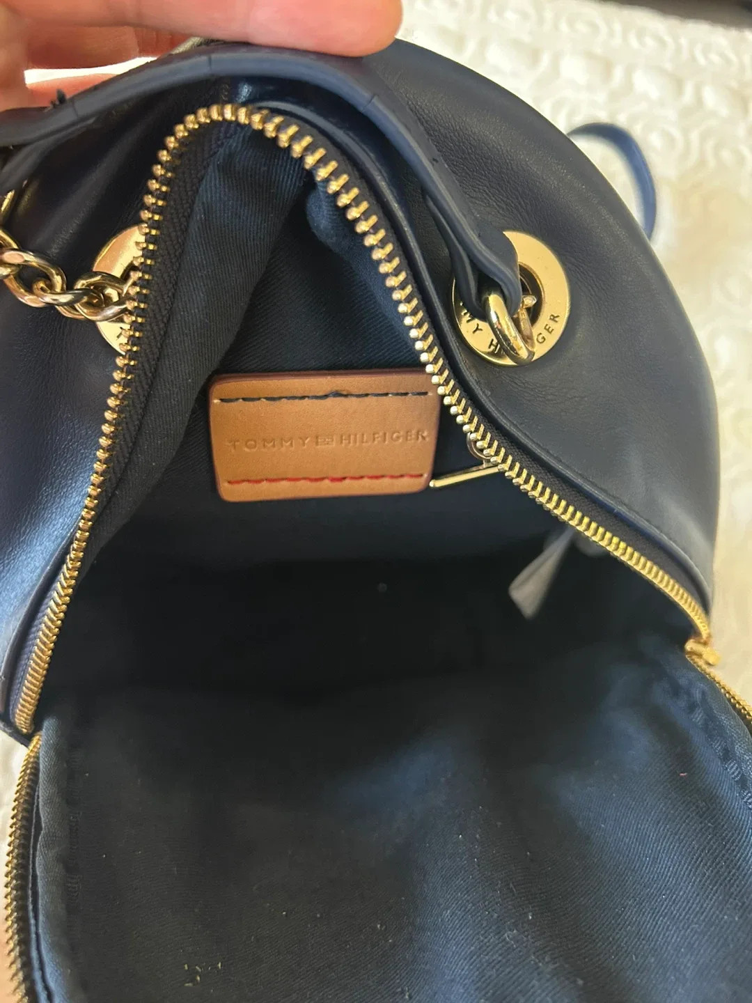 Tommy Hilfiger Navy Blue Mini Backpack image indicator(4)