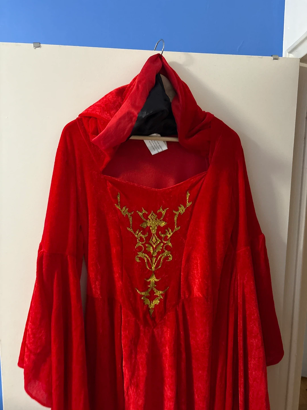 Red Velvet Costume Dress - photo 2