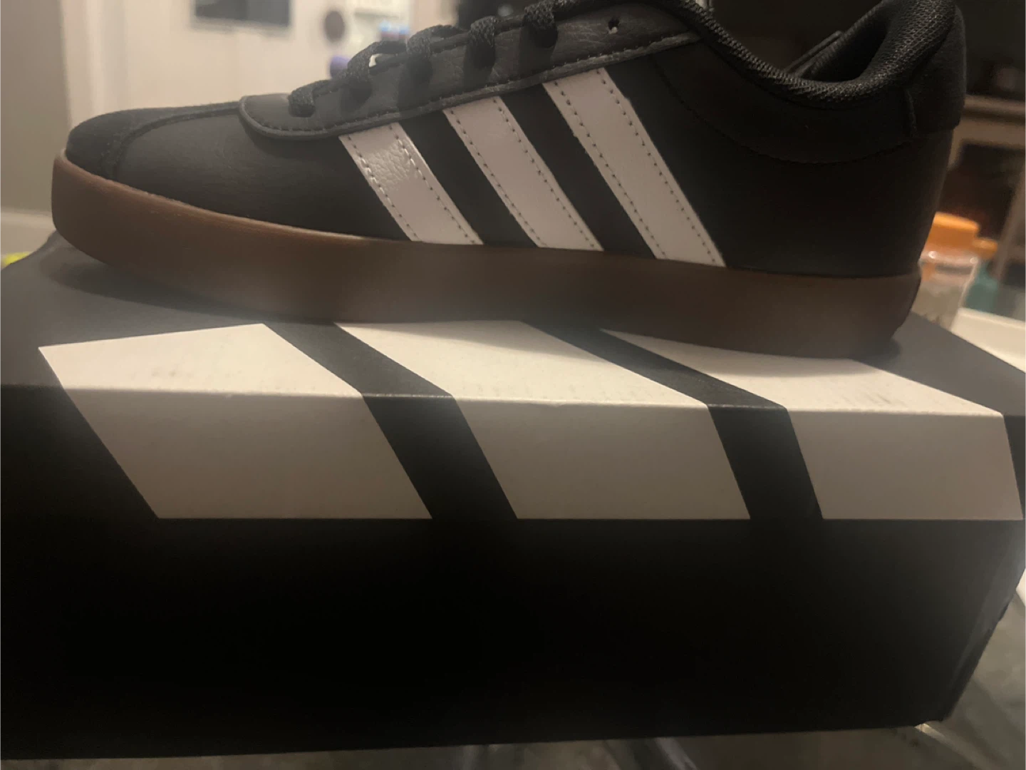 Adidas VL Court 3.0 K Skateboarding Shoes - US 4