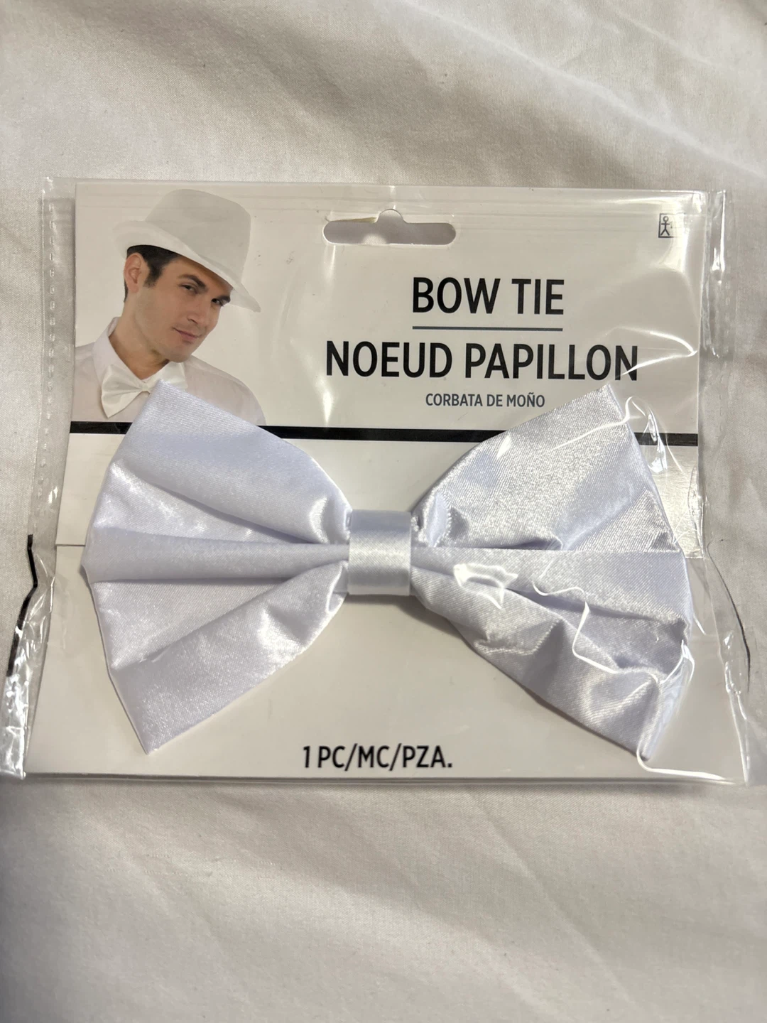 New White Bow Tie