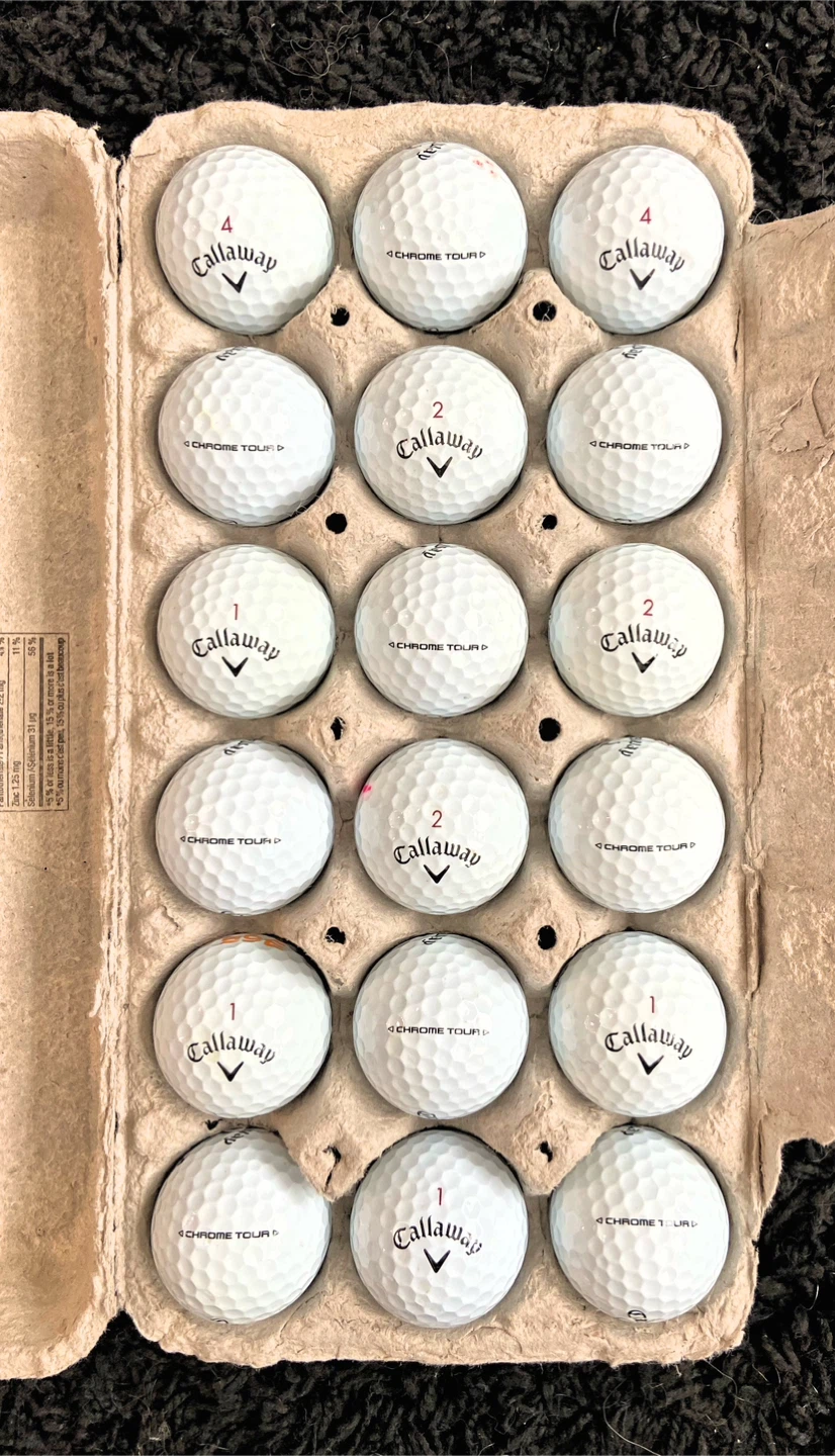 18 Callaway Chrome Tour Golf Balls - photo 2