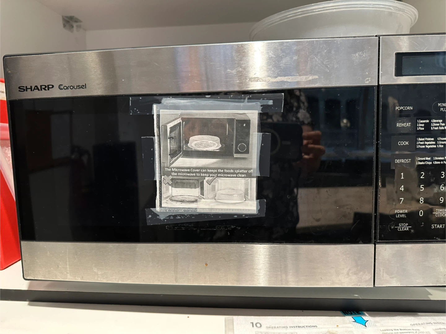 Used Sharp SMC0962KSC Countertop Microwave