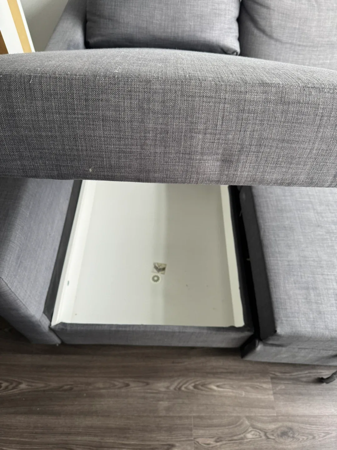 IKEA FRIHETEN Corner Sofa Bed - Skiftebo Dark Gray image indicator(10)