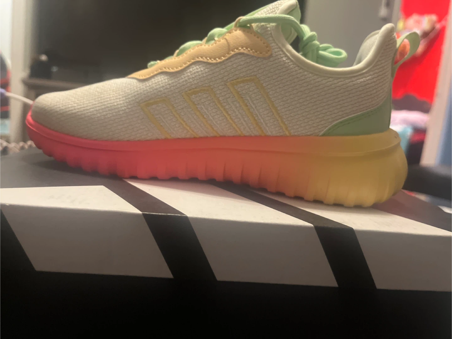Adidas Kaptir Flow 2.0 K - Youth Size 4