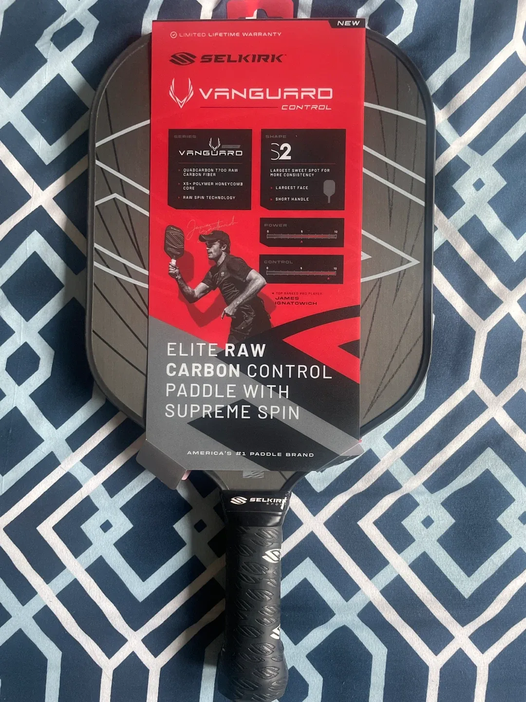 Selkirk Vanguard S2 Control Pickleball Paddle - New image indicator(4)