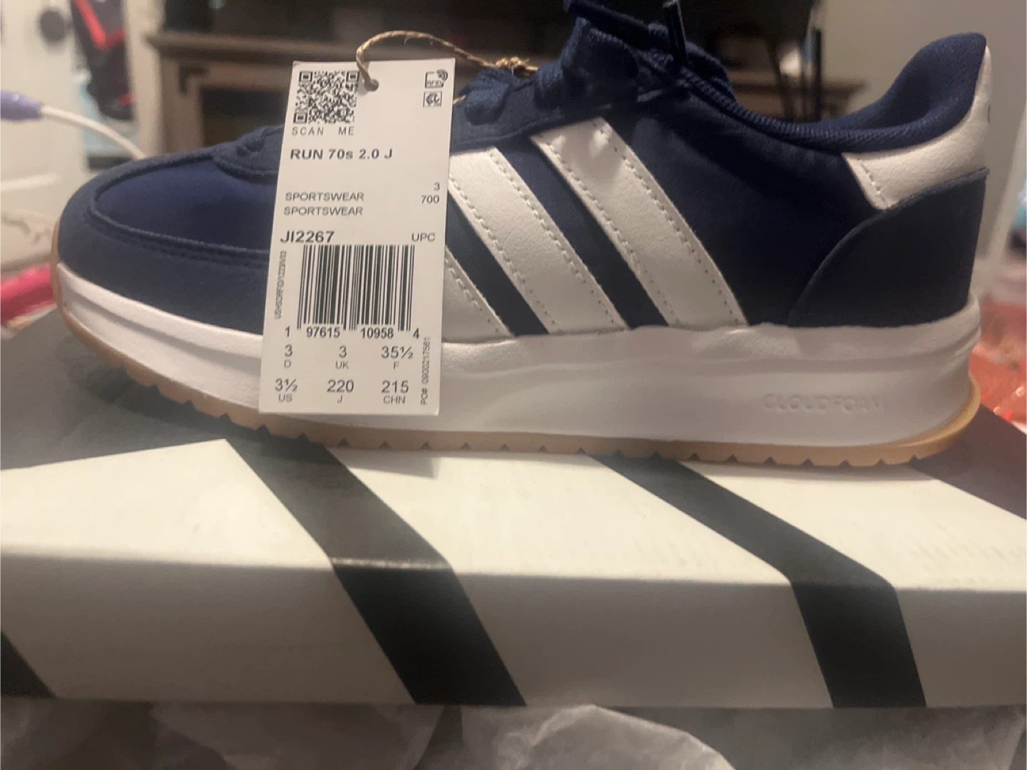 Adidas Run 70s 2.0 J - Size 3.5 US