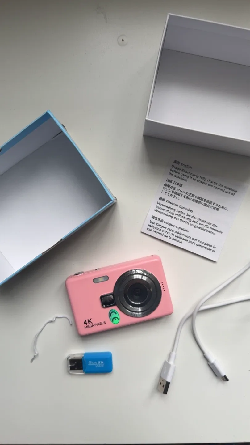 Pink Digital Camera image indicator(4)