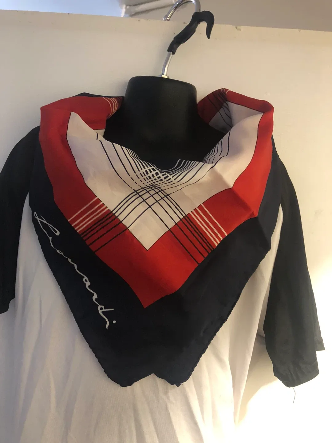 Leonardi Scarf - Red, White & Blue thumbnail