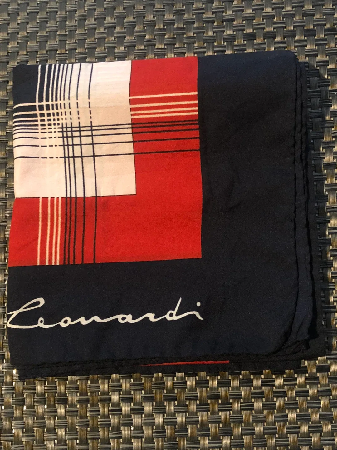 Leonardi Scarf - Red, White & Blue image indicator(3)