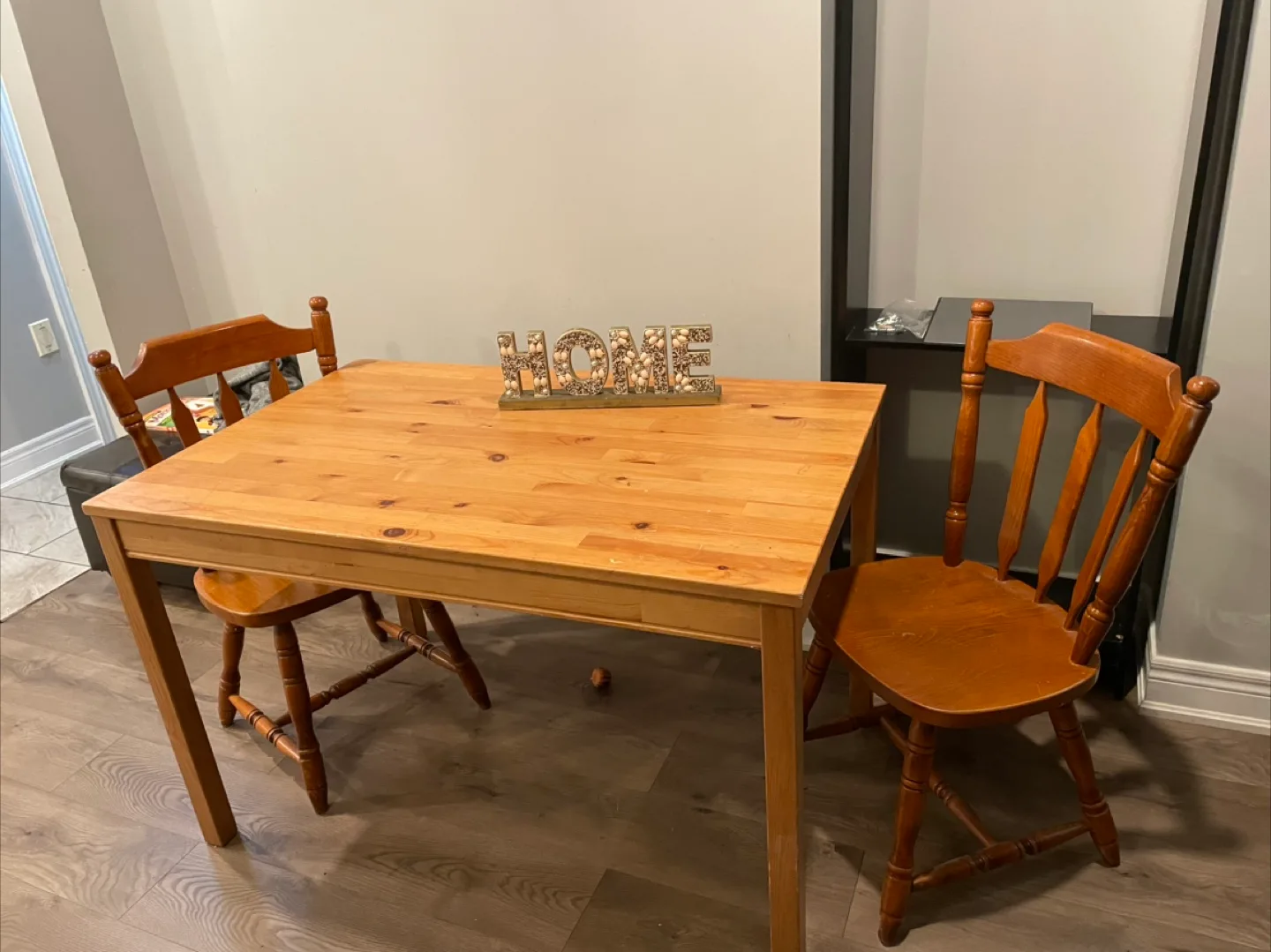 A set of IKEA Dining Table with 2 Chairs image indicator(3)