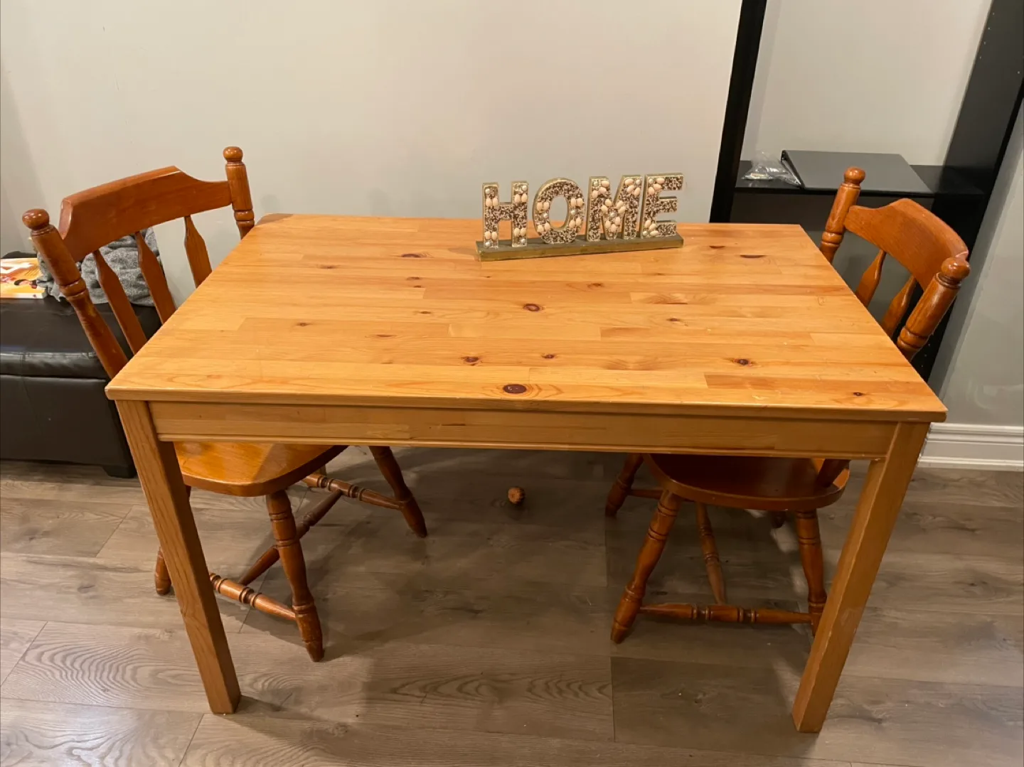 A set of IKEA Dining Table with 2 Chairs image indicator(4)