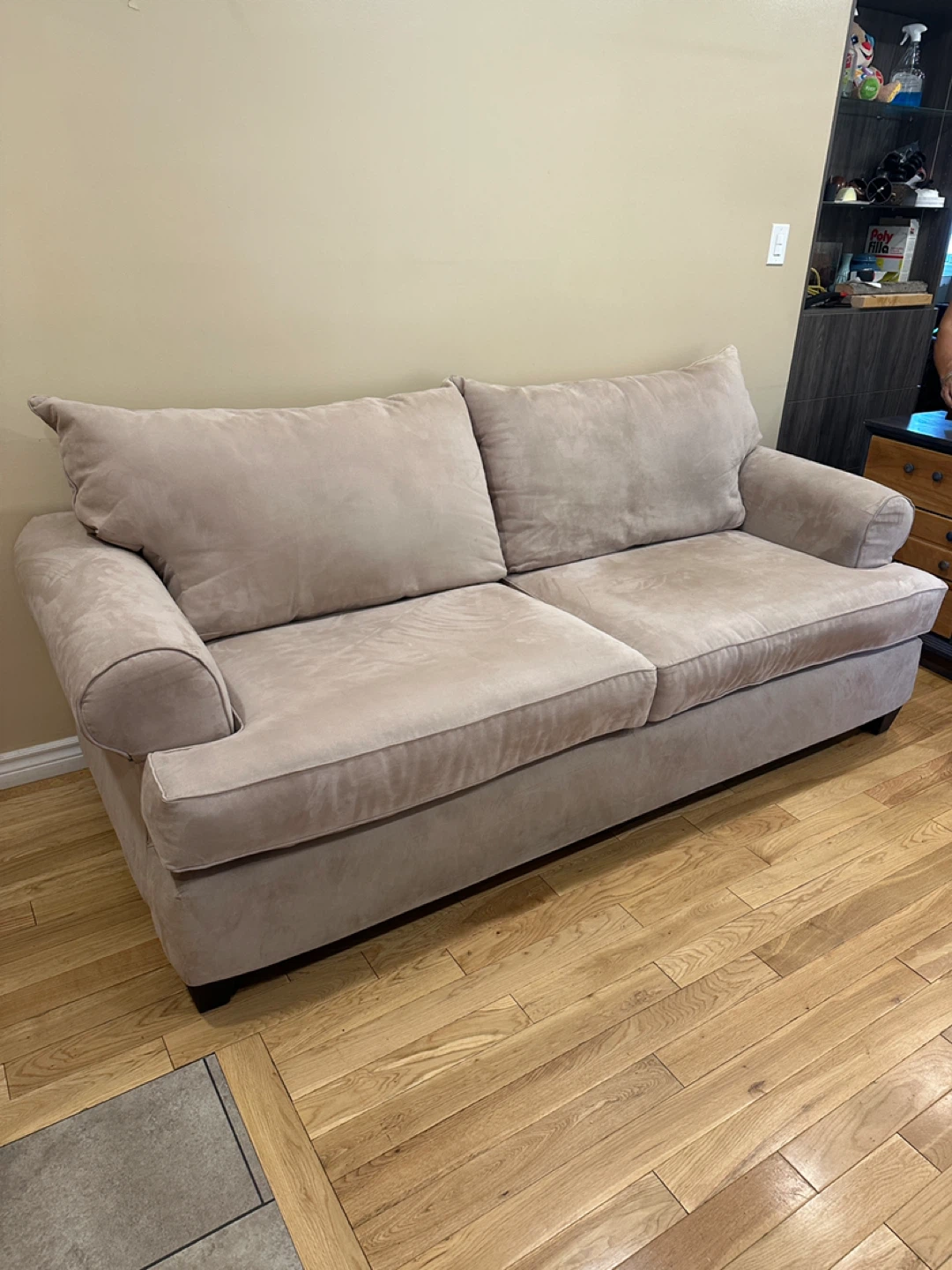 Modern Microsuede 3-Seater Sofa from Leon’s (CAN DELIVER) - photo 2