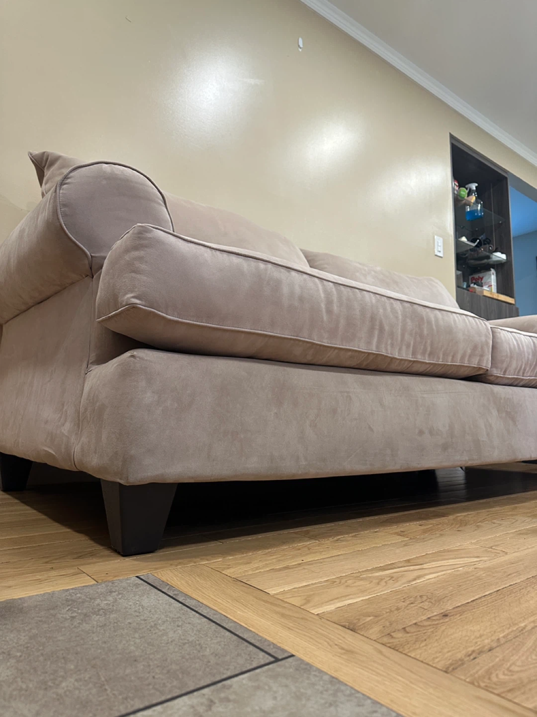 Modern Microsuede 3-Seater Sofa from Leon’s (CAN DELIVER) - photo 5