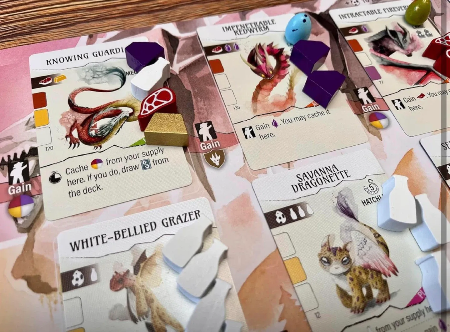 Stonemaier Wyrmspan Upgraded Metal Coins and Wooden Resources image indicator(7)