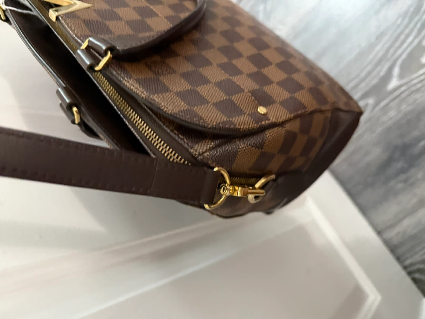 Louis Vuitton Kensington bowling Damier Canvas Bag - photo 4
