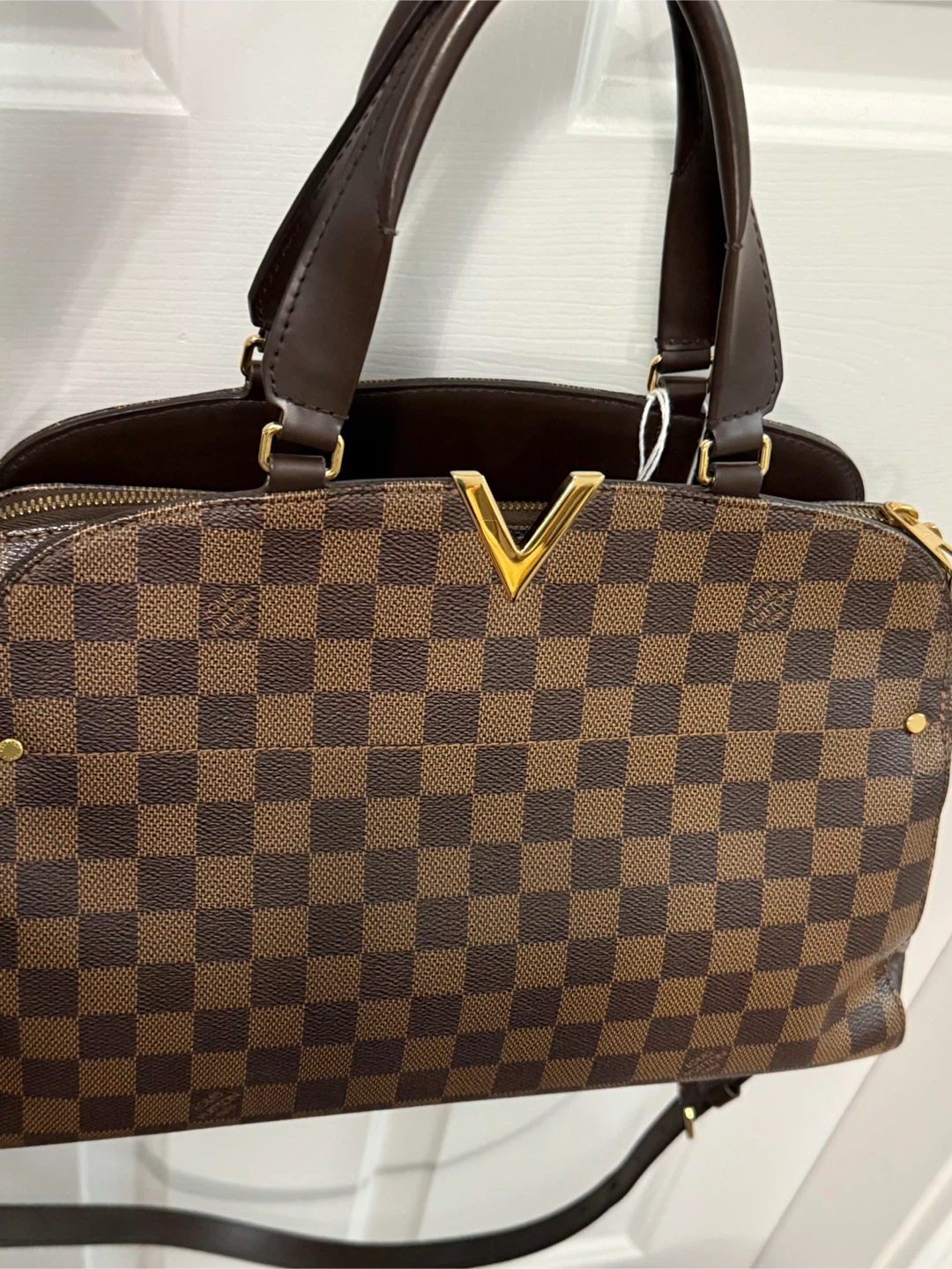 Louis Vuitton Kensington bowling Damier Canvas Bag