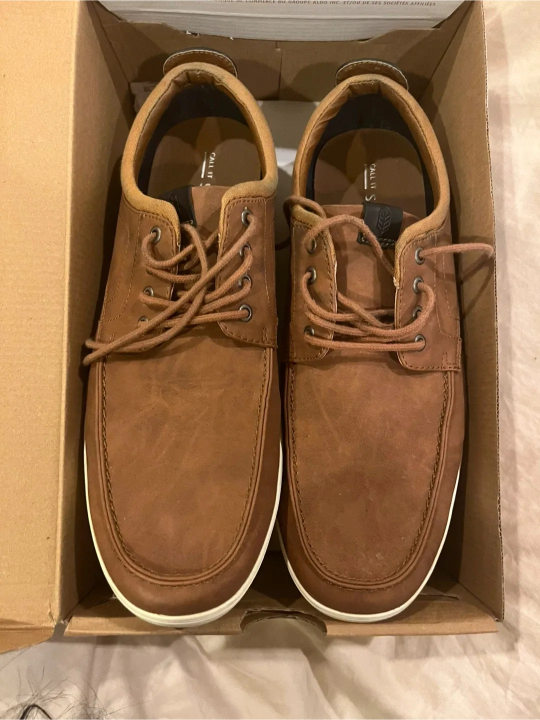 Brown Lace-Up Shoes Brand New. size 12 image indicator(2)