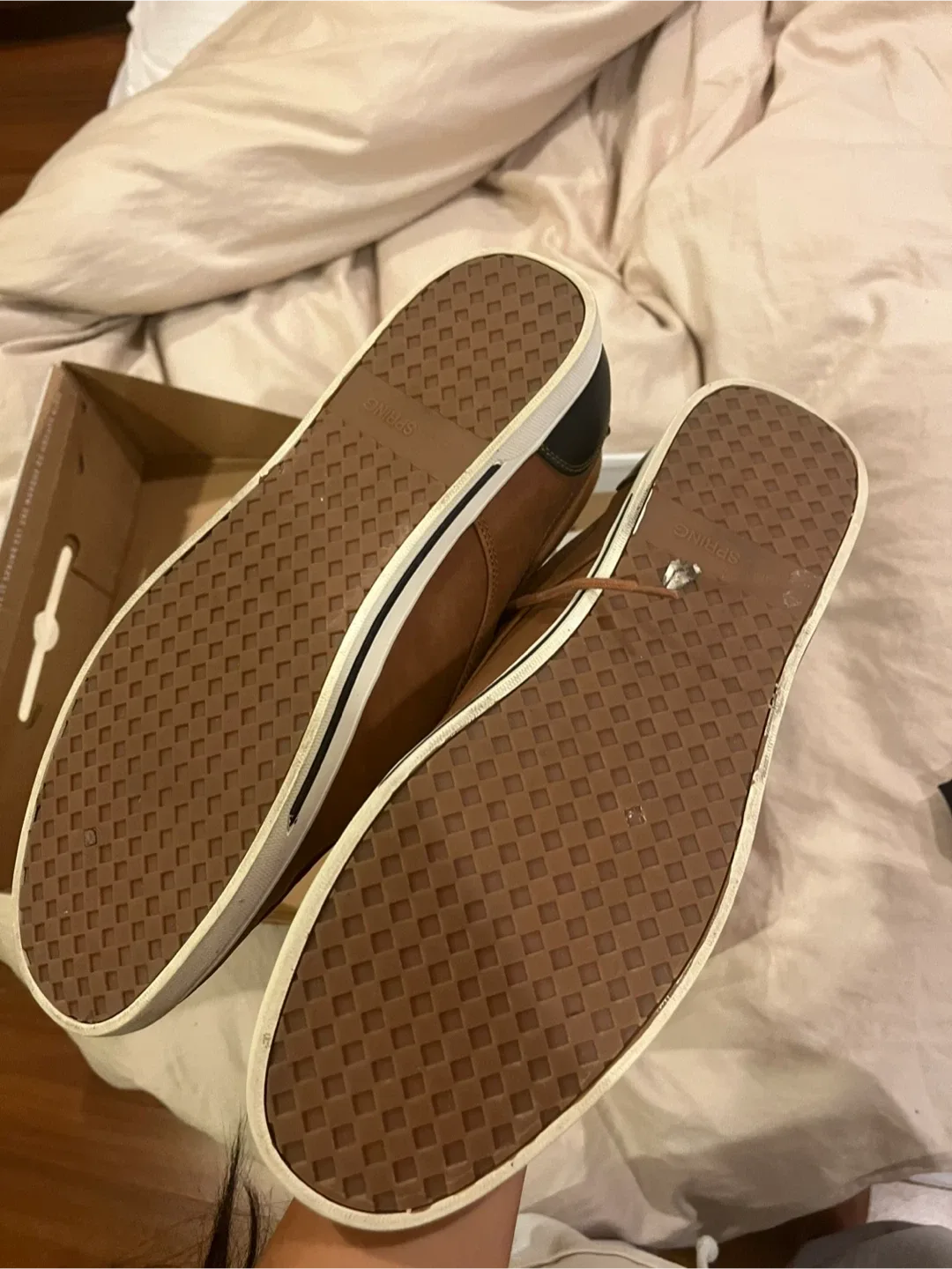 Brown Lace-Up Shoes Brand New. size 12 image indicator(3)