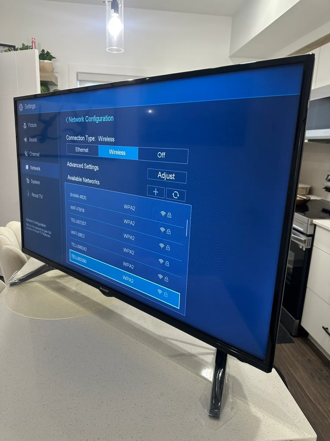 40-Inch Sharp Smart TV, Like New Condition image indicator(5)