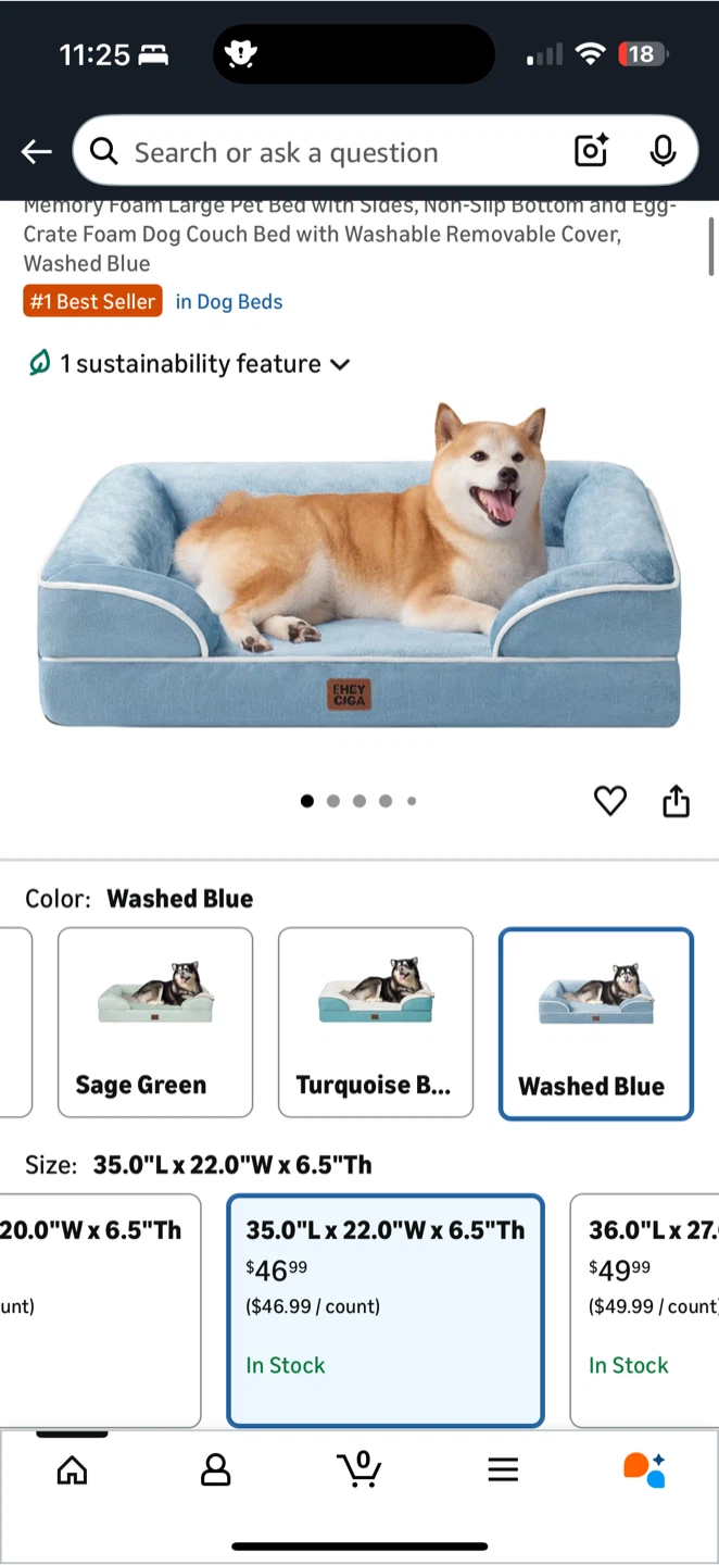 Comfort Expression Pet Bed – Large (Cover + Bolsters Only)