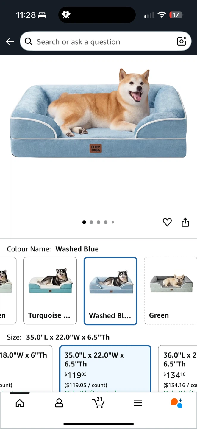 Comfort Expression Pet Bed – Large (Cover + Bolsters Only) - photo 2
