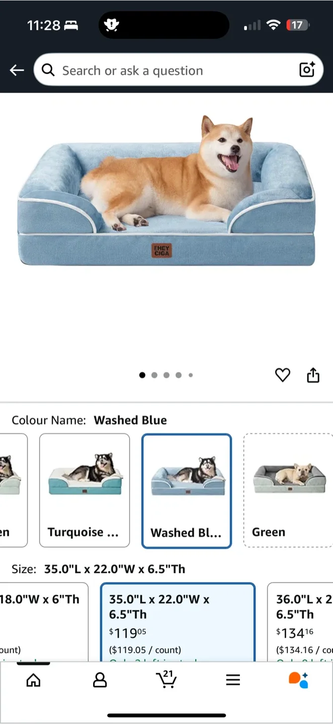 Comfort Expression Pet Bed – Large (Cover + Bolsters Only) image indicator(2)