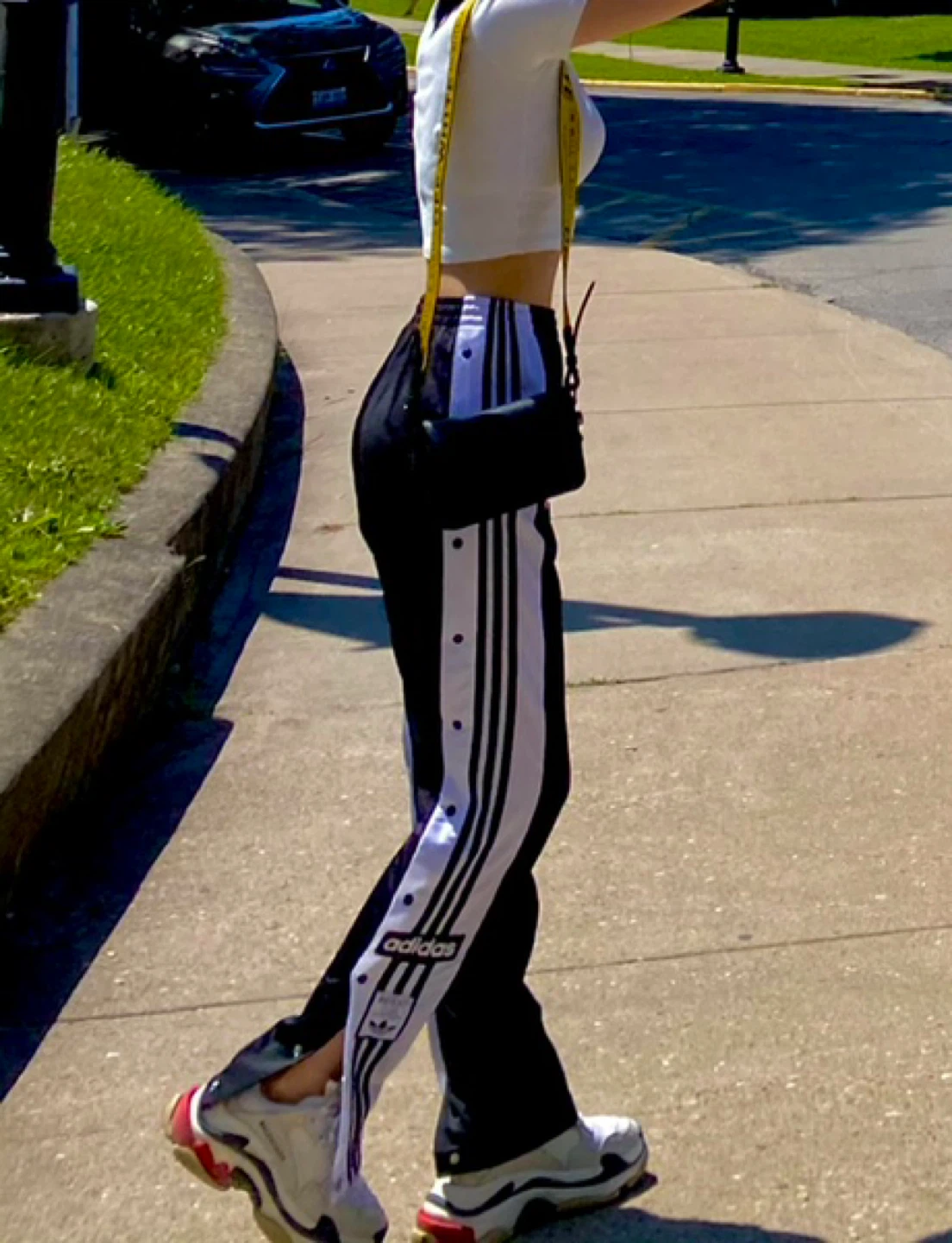 OFF-WHITE Black Binder Clip Bag - photo 4