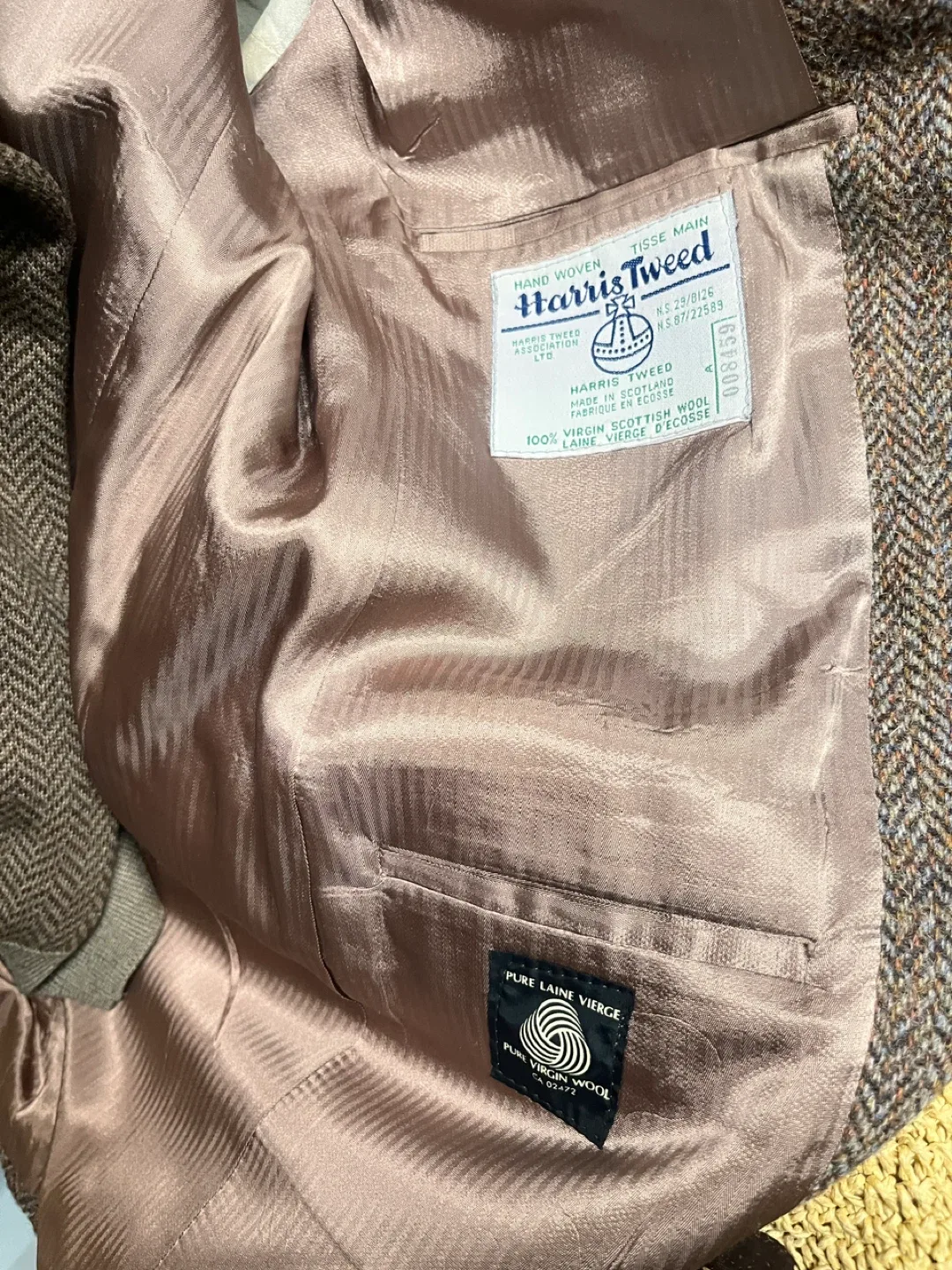 Yves Saint Laurent Harris Tweed Wool Blazer image indicator(2)