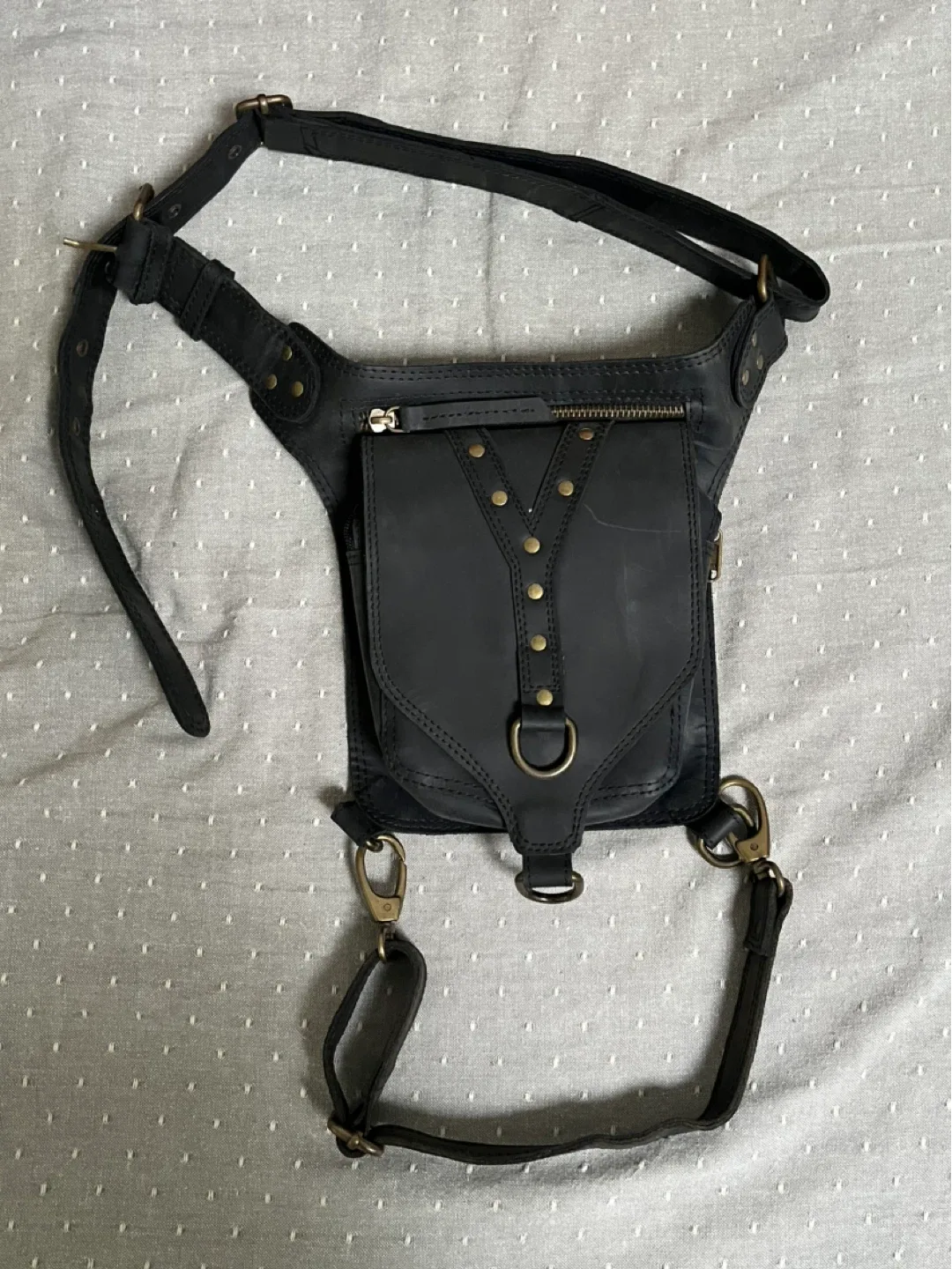 {moving sale} Leather Belt Bag thumbnail