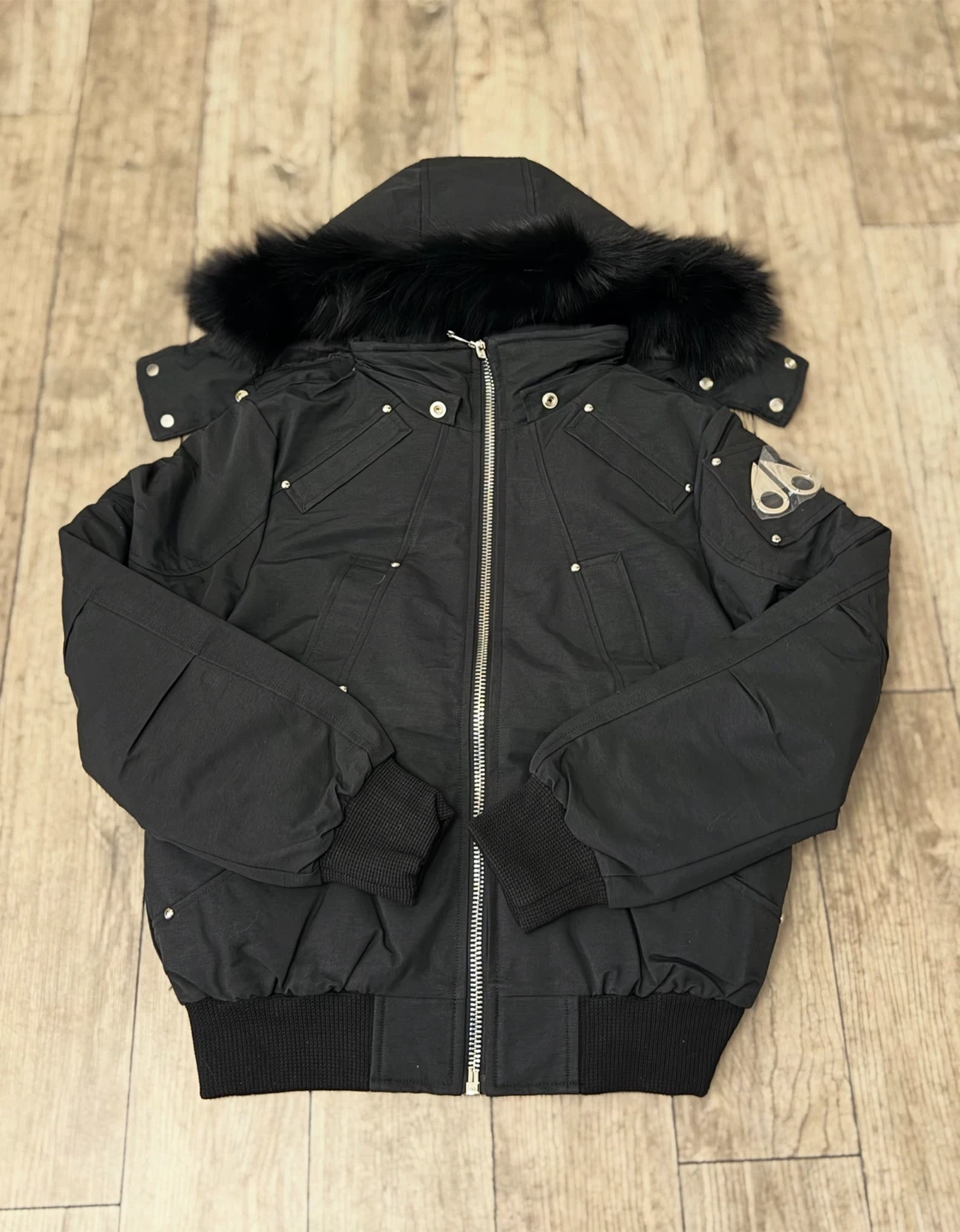 Moose Knuckles Bomber Jacket - Black