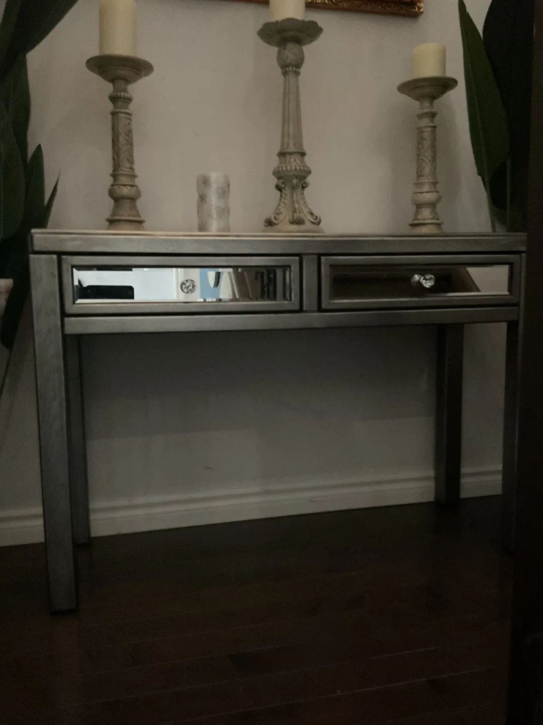 Mirrored Console Table with Drawers image indicator(3)