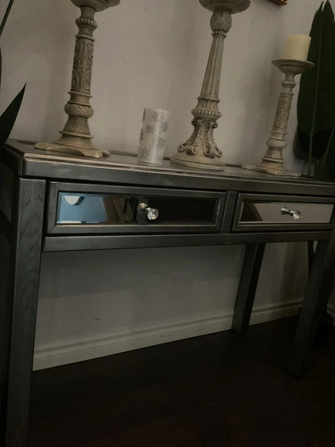 Mirrored Console Table with Drawers image indicator(5)
