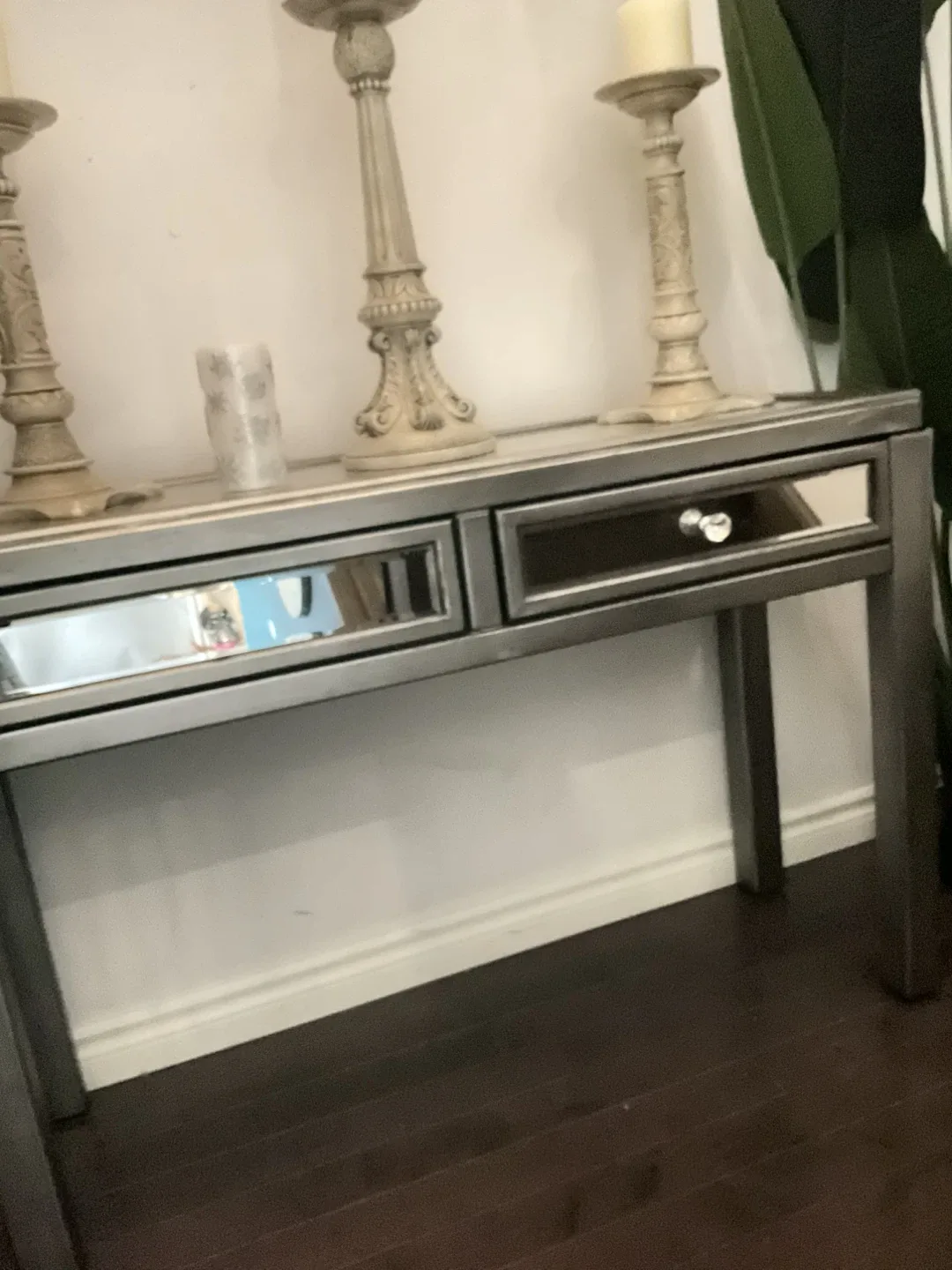 Mirrored Console Table with Drawers image indicator(4)