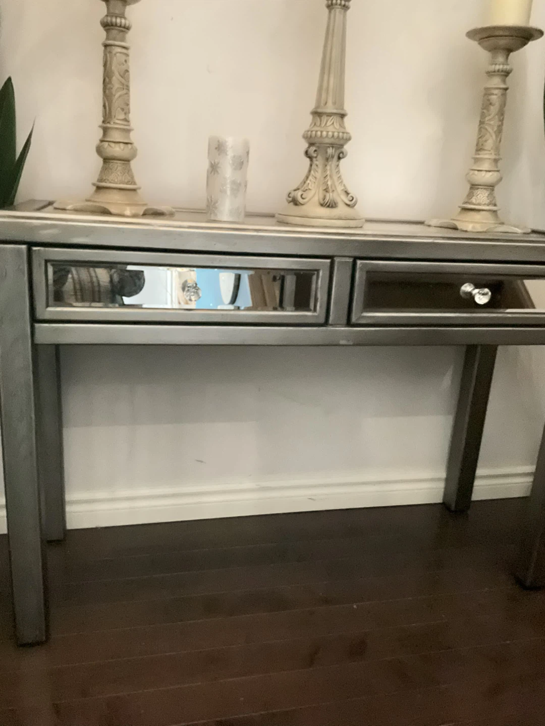 Mirrored Console Table with Drawers - photo 2